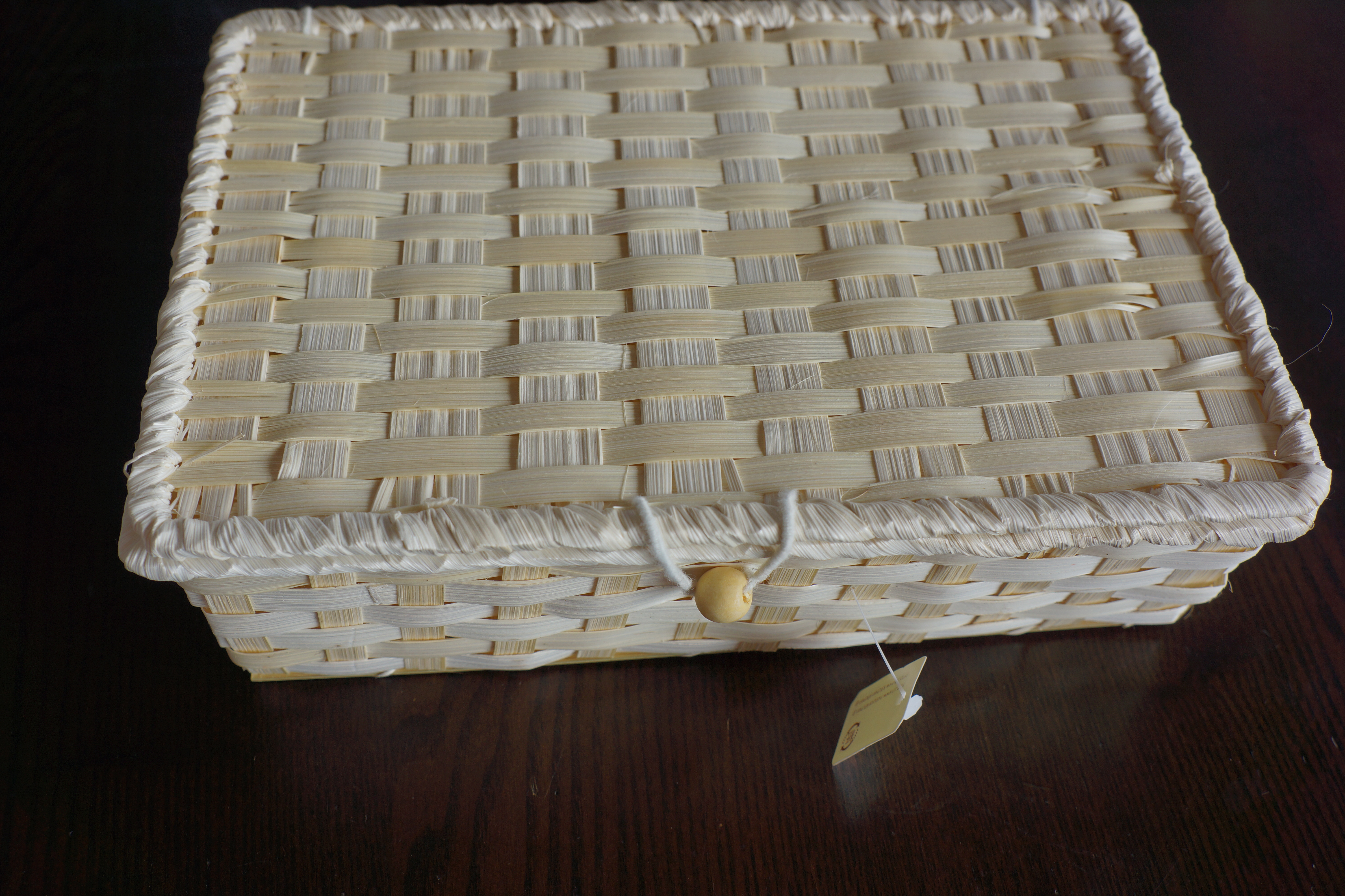 100均ナチュラルキッチン 竹のふた付きボックス をカトラリーケースに 100均探偵団